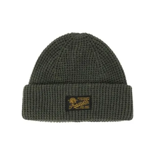 Polo Ralph Lauren Logo Patch Ribbed Beanie