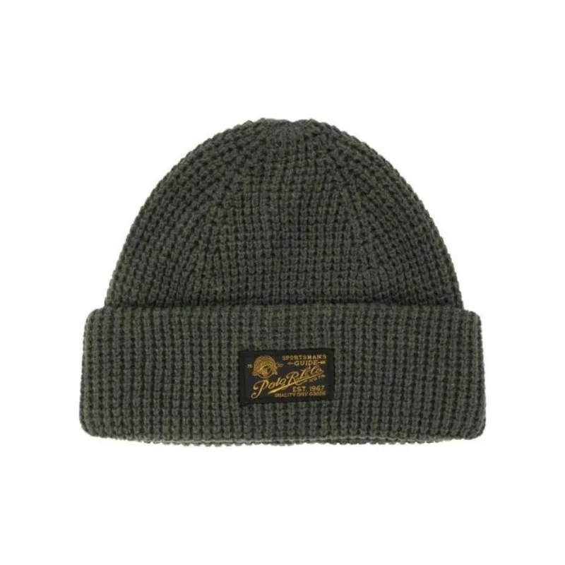 Polo Ralph Lauren Logo Patch Ribbed Beanie-0