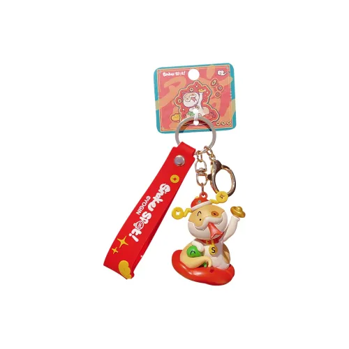 Baimao PVC+ Hardware Keychains Unisex