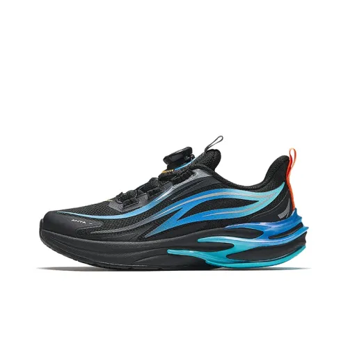 Antakids Chiyan Lightweight Cushioning Low Top Kids' Running Shoes Black Blue 33 42 Teenagers