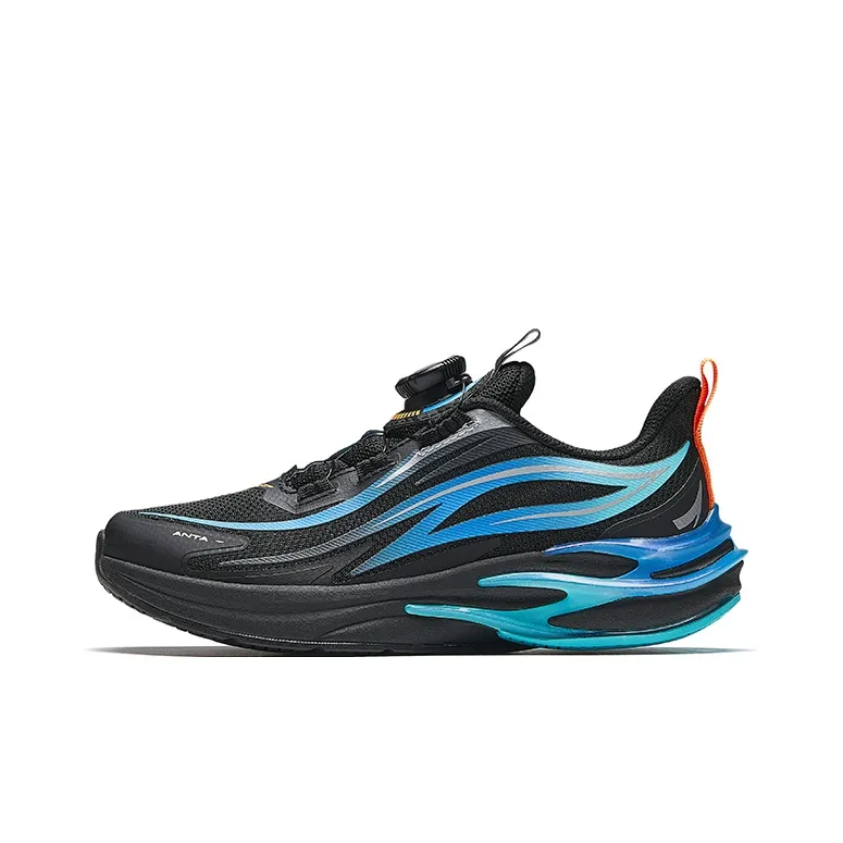 Antakids Chiyan Lightweight Shock Absorbers Low Top Kids' Running Shoes Black Blue 33 42 Unisex-0