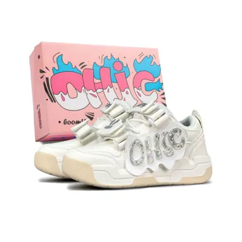 OHJC Skateboard Shoes Women's Low Top Full Of Stars/Dream Pink/Bubble Pomegranate