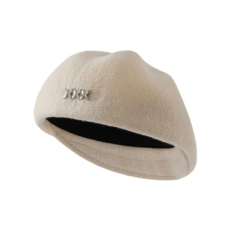 AAJF Polyester Cotton Blend Berets Women's-3