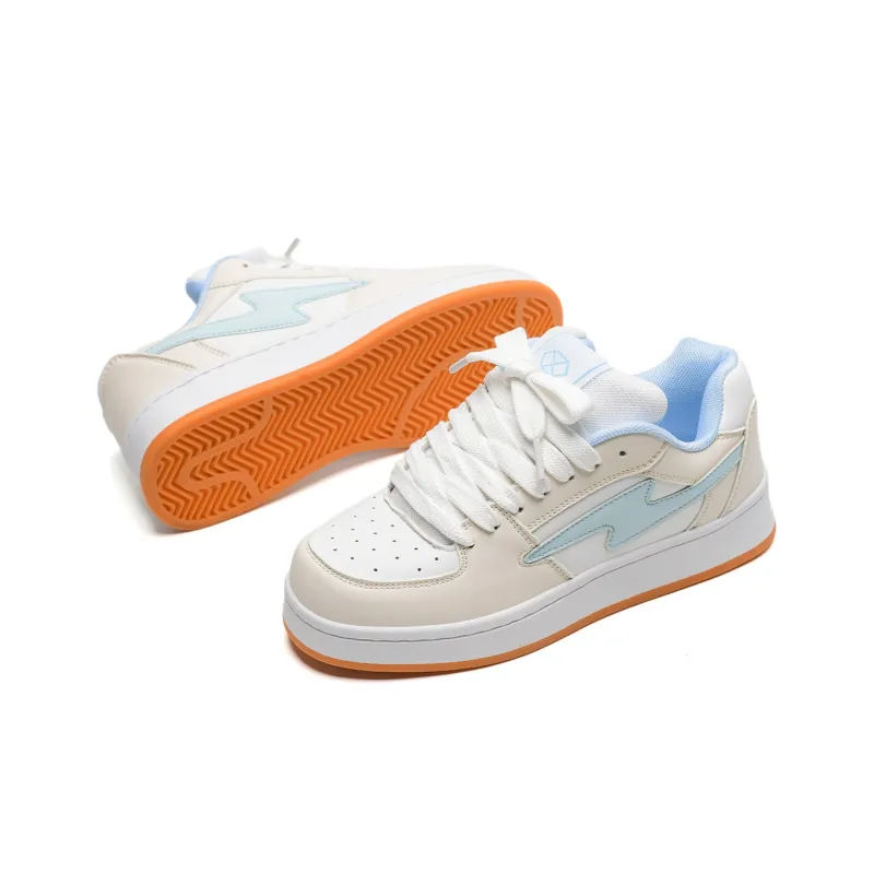 OAOQ Cushioning Height Increasing Abrasion Resistant Lightweight Mat Low Top Casual Shoes Unisex-112