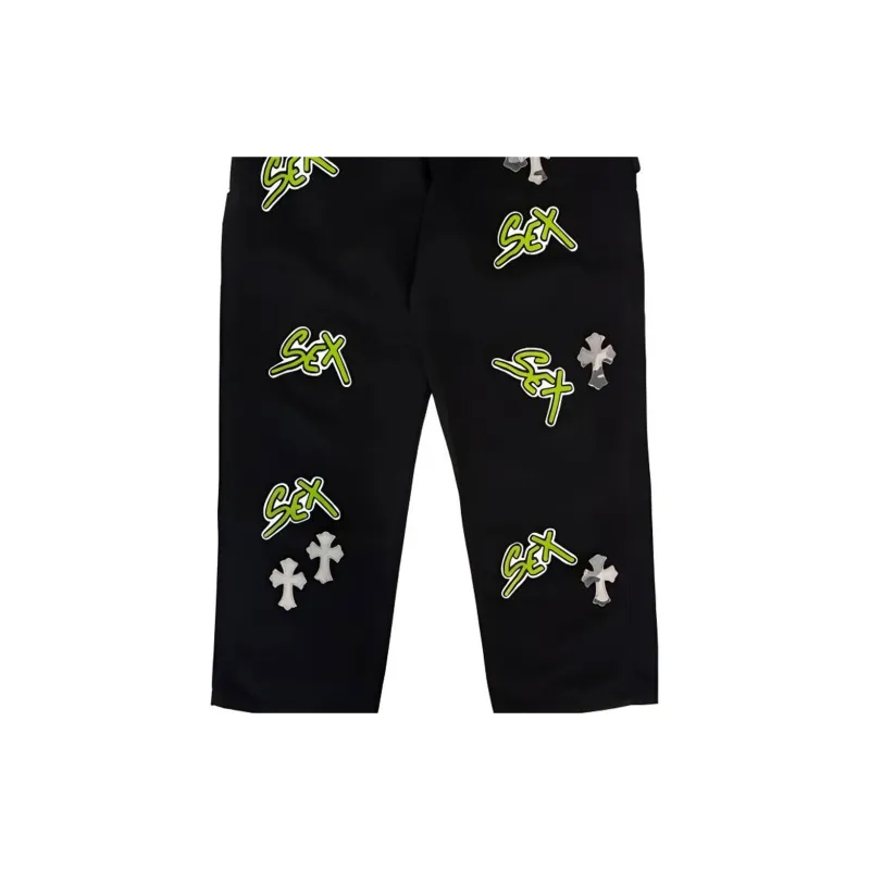 Chrome Hearts Jeans Men Black-3