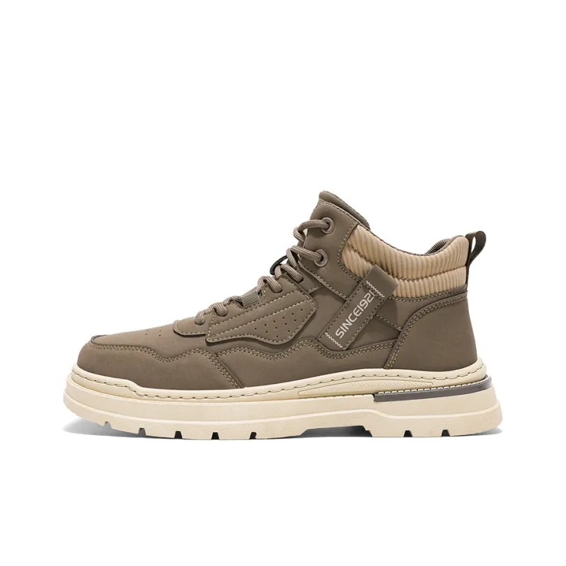 DOUBLE STAR 88 Anti-Slip Wear-Resistant High-Top Casual Shoes Men's-5