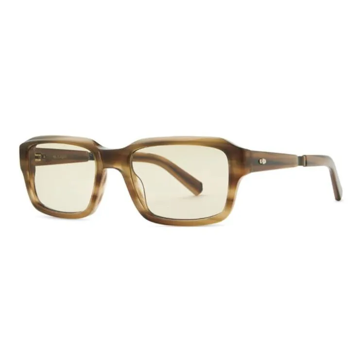 Mr. Leight Acetate Rectangular Sunglasses Men's Tortoiseshell-0