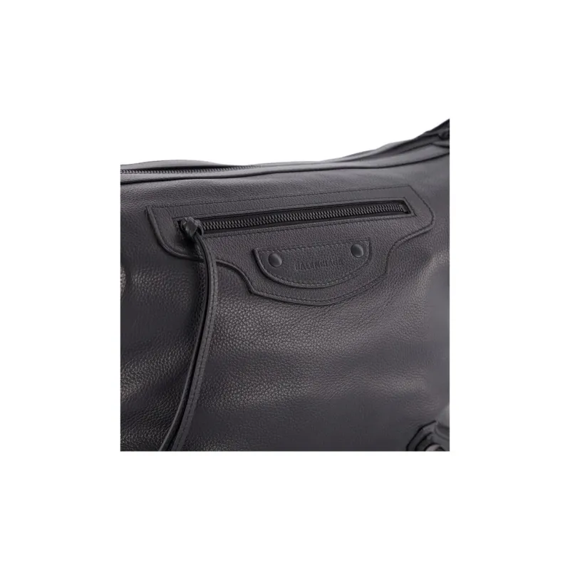 Balenciaga Neo Classic Calfskin Portable Crossbody Bag Shoulder Bag Medium Size Women's Black-6