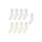 9-Pack (5 White+4 Apricot)