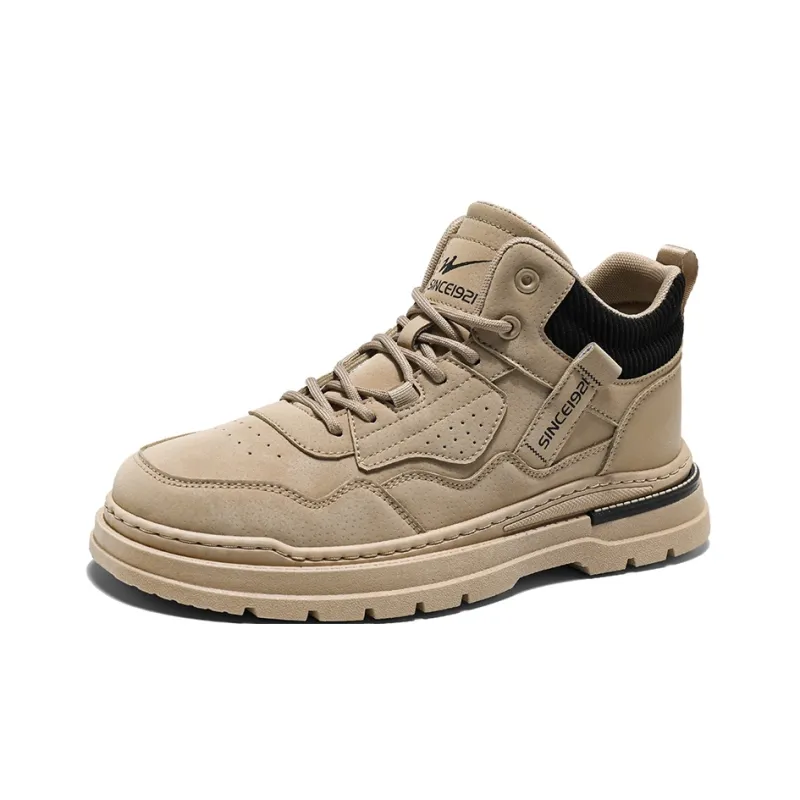 DOUBLE STAR 88 Anti-Slip Wear-Resistant High-Top Casual Shoes Men's-1