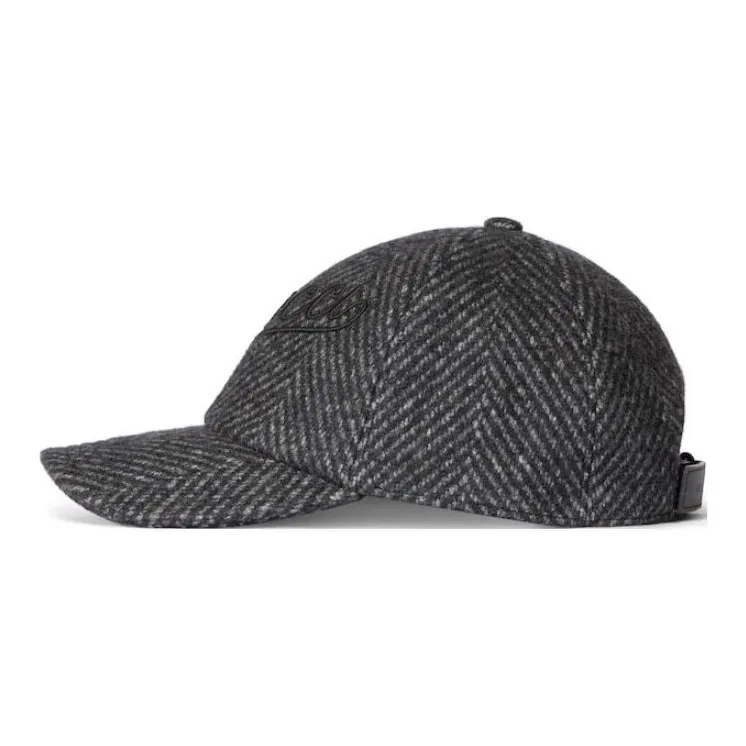 GUCCI Wool, Cotton Baseball Caps Unisex Gray-1