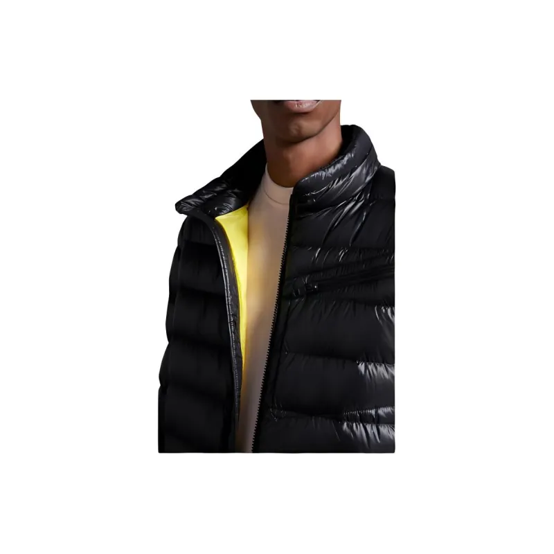 Moncler Logo Patch Zip Up Padded Jacket-5