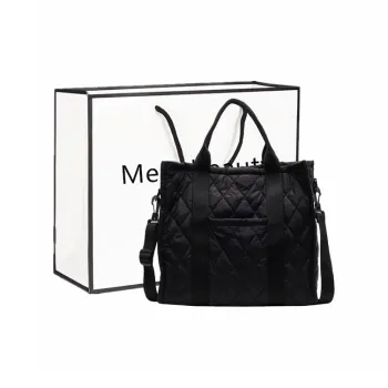 Fitchell Canvas Canvas Bag Crossbody Puffer Jacket Handbag Shoulder Bag Women's Black/Green/White/Khaki