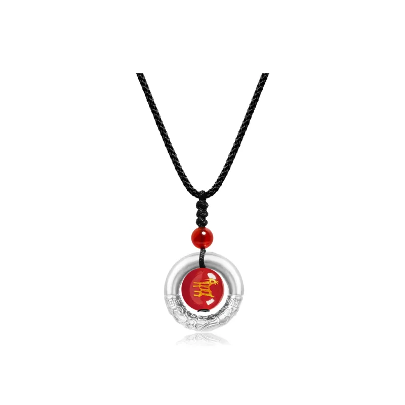 North Cain Agate Jade Necklaces Unisex-21