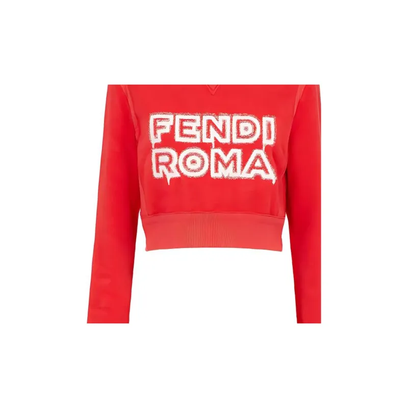 FENDI SS23 Chinese New Year Sweatshirt Women's Red-2