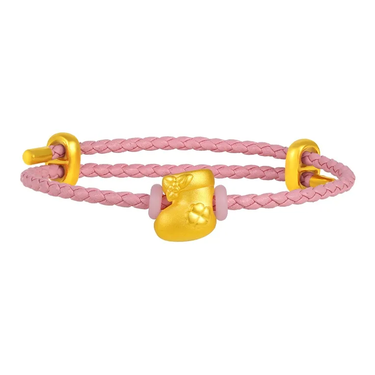 CHOW KING SANG Gold Bracelet Women's-4