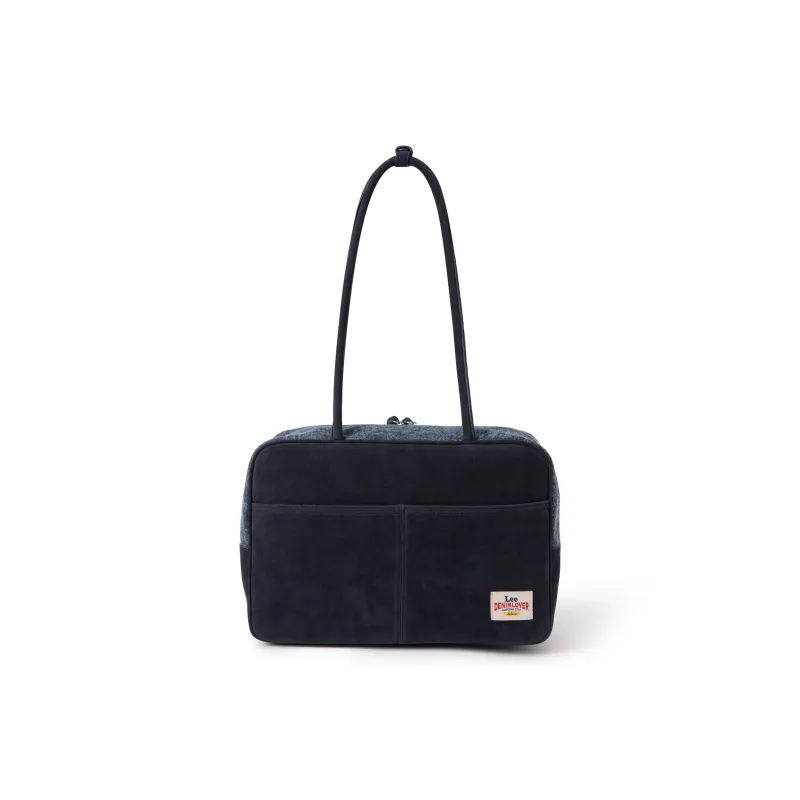 Lee Canvas Canvas Bag Bowling Bag Shoulder Bag Women's Vintage Indigo-2