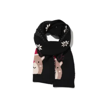 Clect Yarn Fabric Knit Scarves Women's