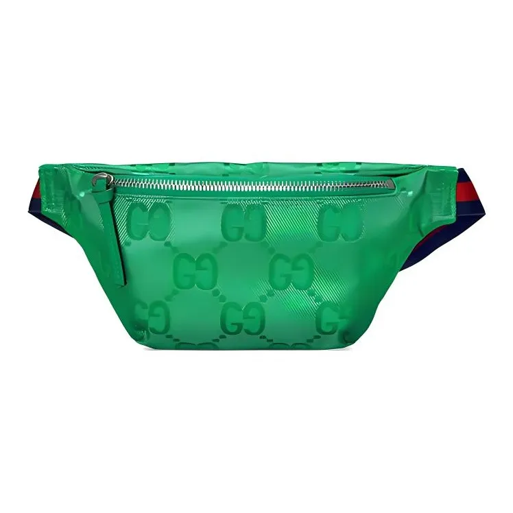 GUCCI Off The Grid Nylon With Leather Fanny Pack Sling Bags Kids' Bags Kids' Green-9