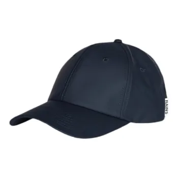 Rains Polyester Baseball Caps Unisex Marine Blue