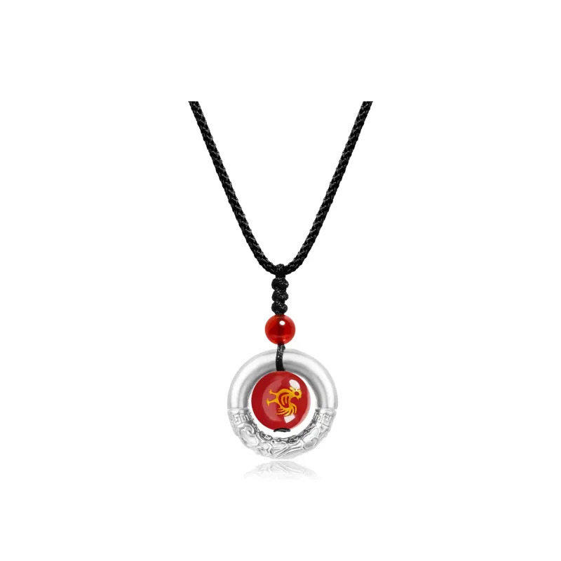 North Cain Agate Jade Necklaces Unisex-27