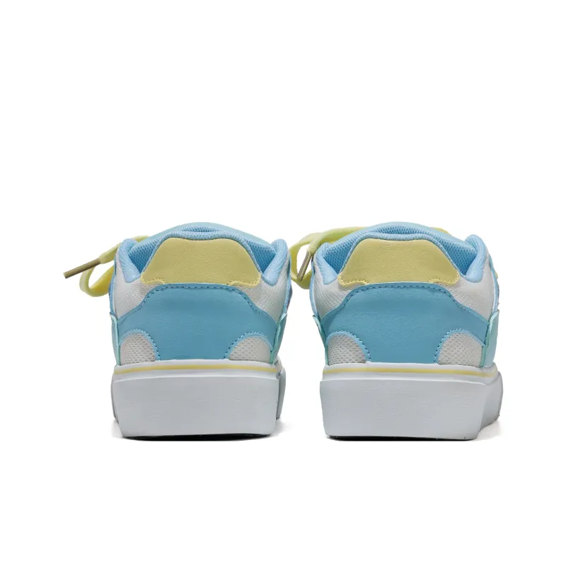 B10CROWN Wear resistant Lightweight Breathable And Non slip. Low Top Skateboard Shoes Women's Glacier Blue-5