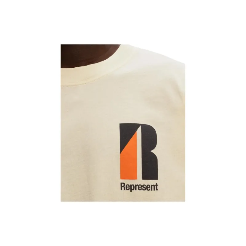 REPRESENT T Shirts Men Beige Yellow-4