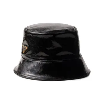 PRADA Triangle logo Bucket Hat