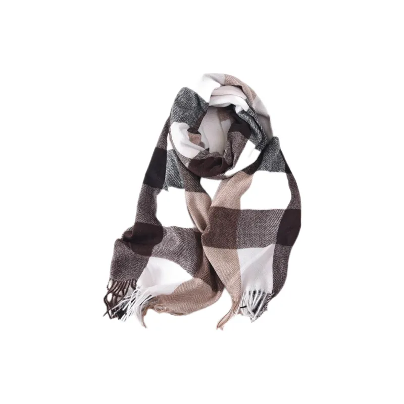 EEEENO Polyester Knit Scarves Unisex-0