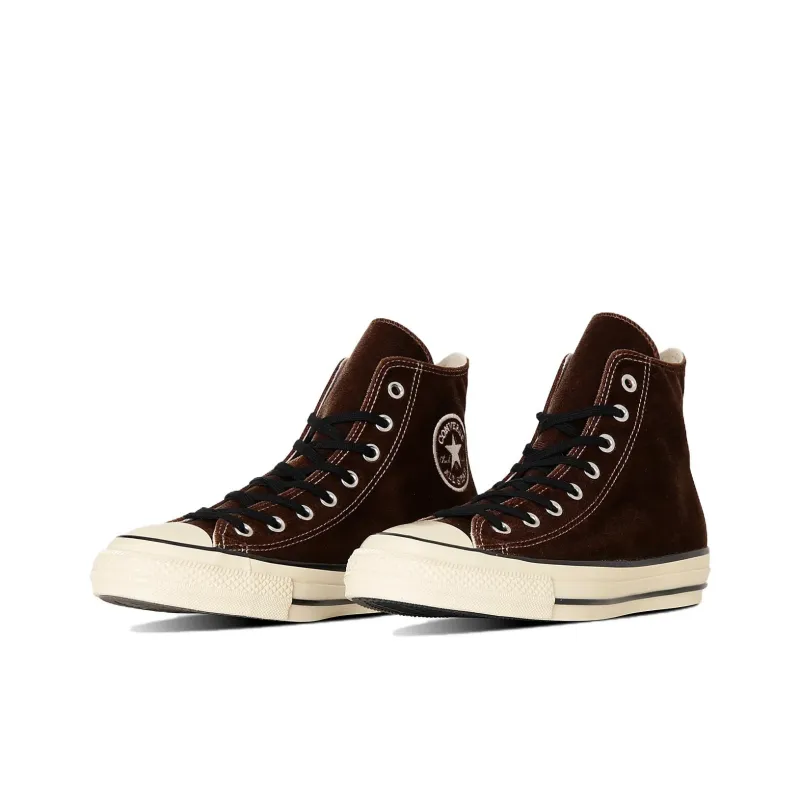Converse All Star Anti Slip Wear Resistant High Top Skateboard Shoes Unisex Brown-1
