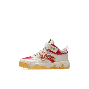 Antakids Anti Slip Wear Resistant Mid Top Kids' Skateboarding Shoes Red Children Aged 3 7 Years Old