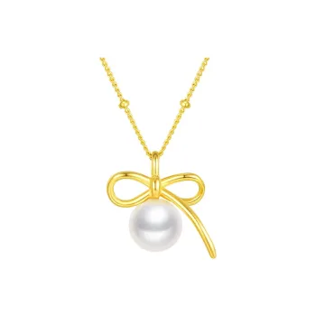 CHOW TAI SENG Pearl S925 Silver Necklace Women's