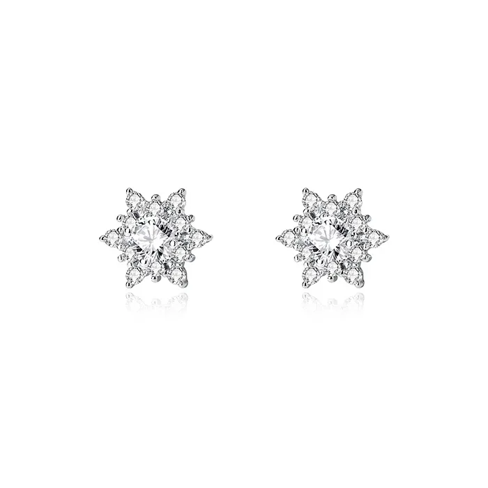 ETAHLOVE S925 Silver Stud Earrings Women's-0