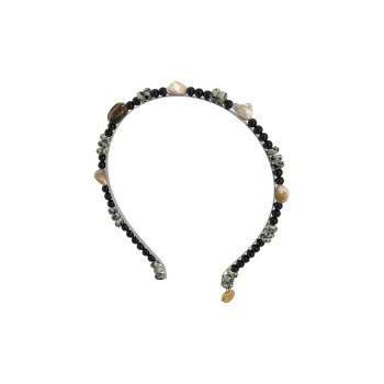 MARSEVEN 18K Gold Plated Copper Headbands Women's