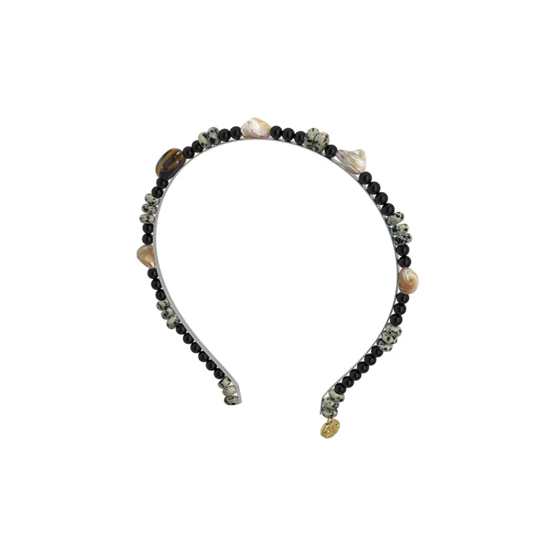 MARSEVEN 18K Gold Plated Copper Headbands Women's-0