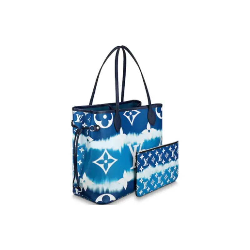 LOUIS VUITTON Neverfull Lv Escale Mm Bleu-1