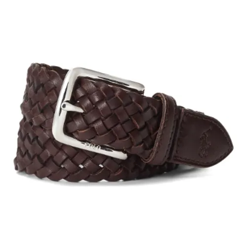 Polo Ralph Lauren Cow Leather Leather Belts Kids' Brown Width: 3CM