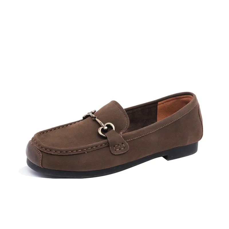 COMELY Loafers Women's Olive Green/Khaki Green-5