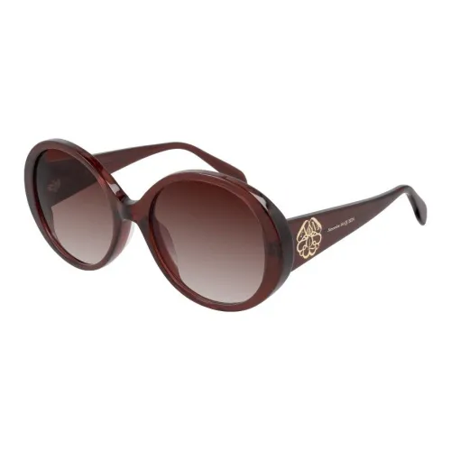 Alexander McQueen Round Frame Acetate Sunglasses