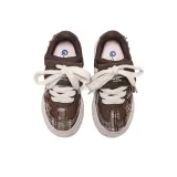 Cleanic sneakers in hammered and laser-cut leather