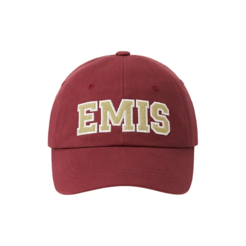 Emis Twill Baseball Caps Unisex Brick-0