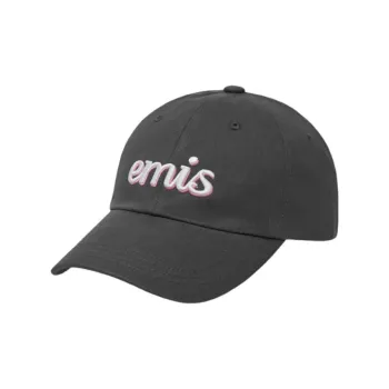Emis Cotton Baseball Caps Unisex Charcoal