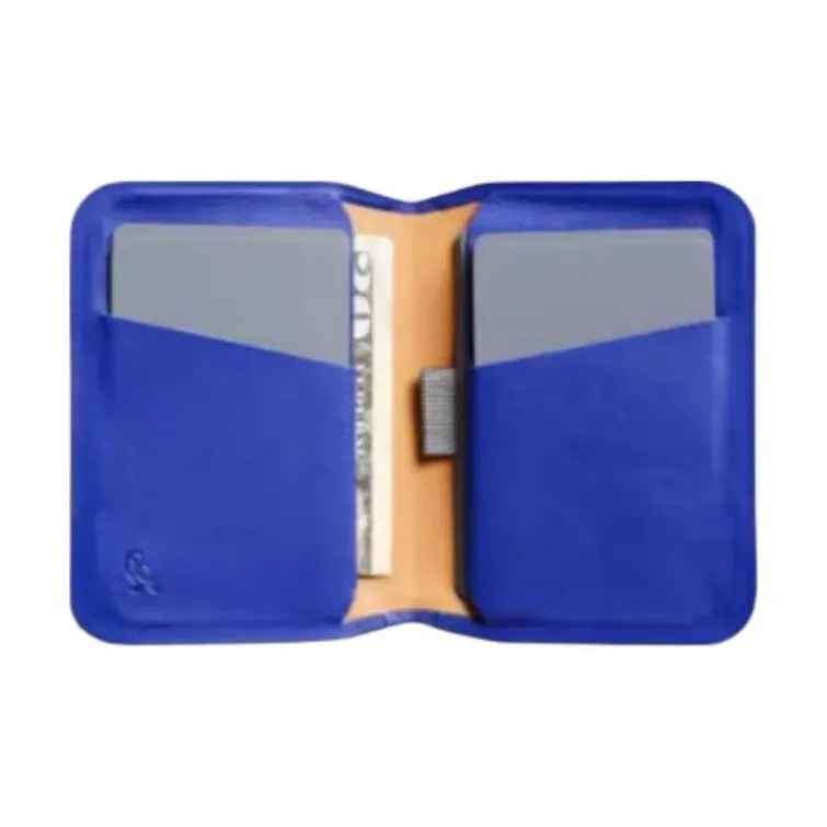 BELLROY Cow Leather Wallet Men's Frosted Black/Electric Blue/Aurora Black-1