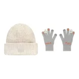 White Cap+Gray Glove