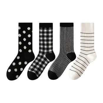 Caramella Mid Calf Socks Women's 4 Pack