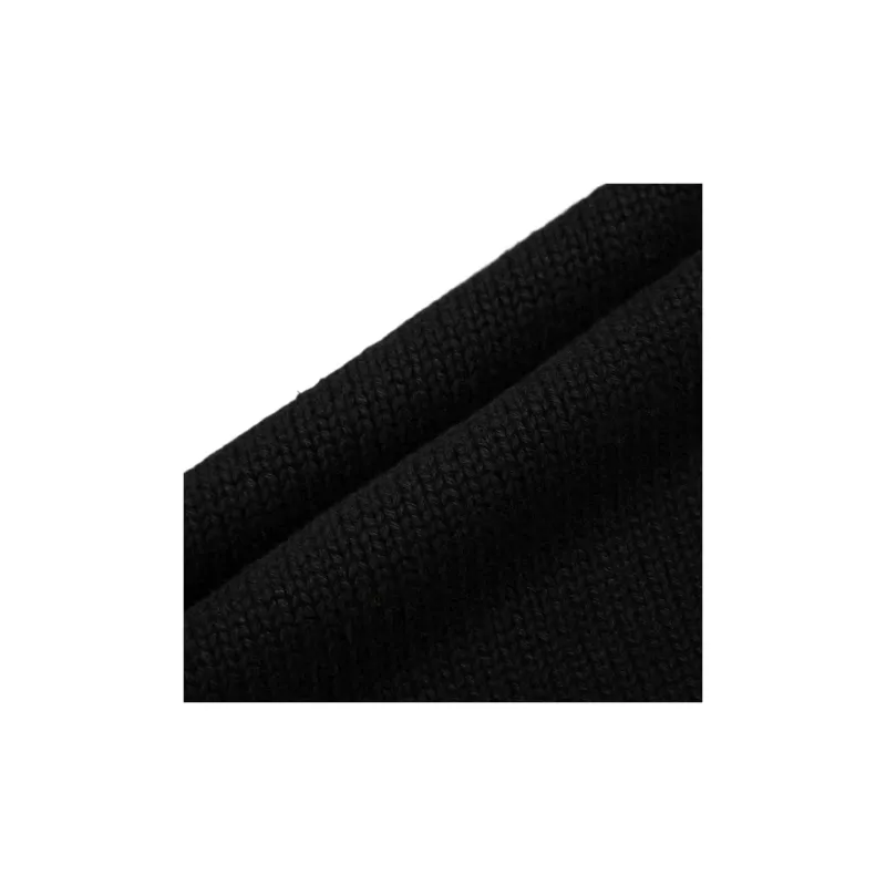 CALVIN KLEIN Cotton Knit Scarves Unisex Space Black-4