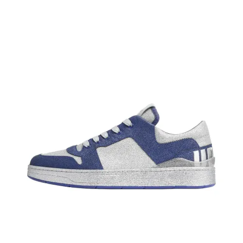 Jimmy Choo Florent Low-Top Skateboard Shoes Men's Dark Blue