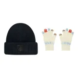 Black Cap+Beige Glove