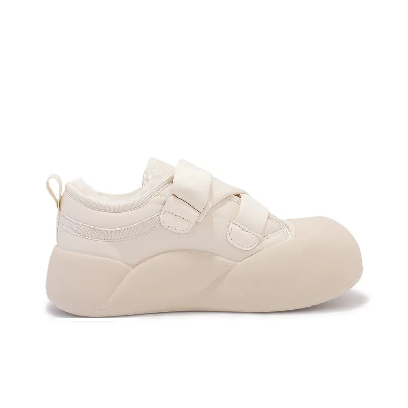 Shen Linsen Cushioning, Slip Resistant, And Abrasion Resistant Low Top Casual Shoes Women's Beige-1
