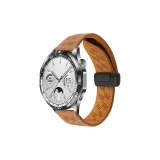 Crazy Horse Texture Light Brown with Black Buckle